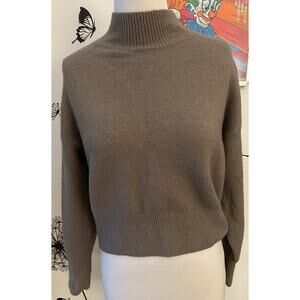 Los Angeles Atelier & Other Stories Women's Brown Crop Pullover Sweater-Size XS